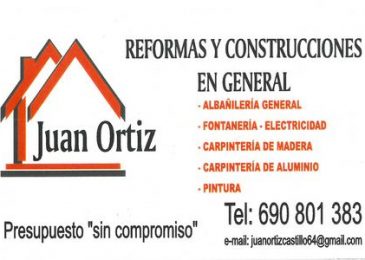 Reformas y construcciones Juan Ortiz
